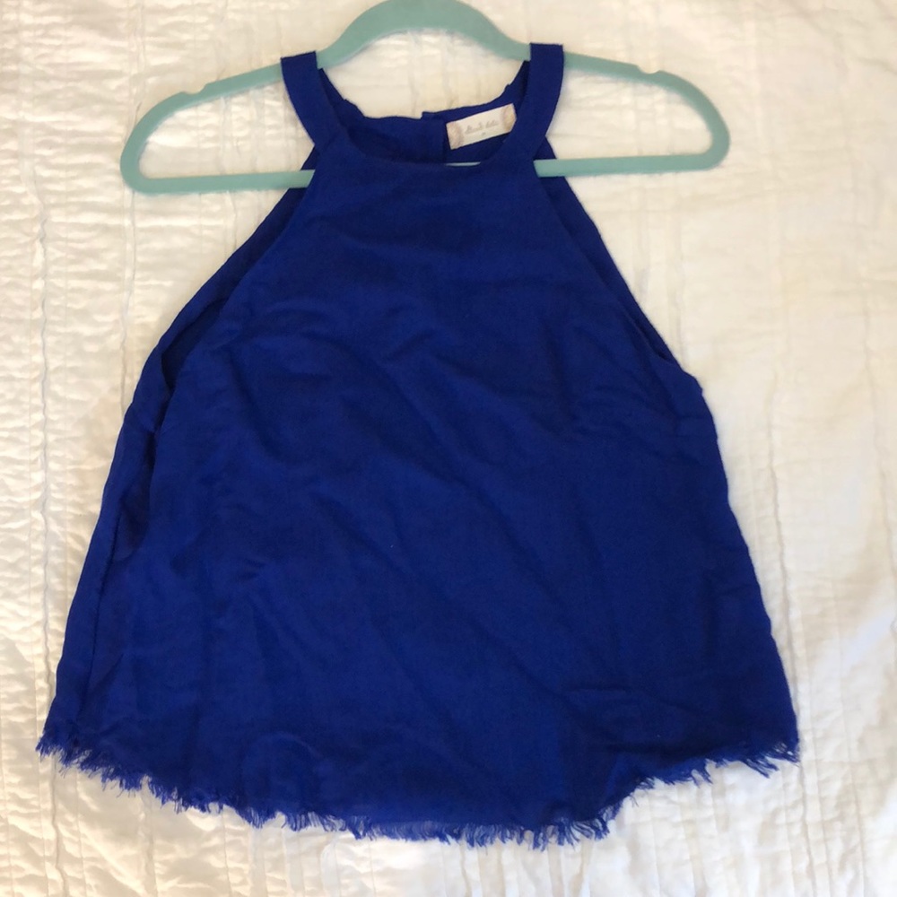 Blue tank top